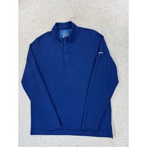 Nike Dri Fit Standard Fit 1/2 Zip Long Sleeve Athletic Pullover‎ (Men's Large)